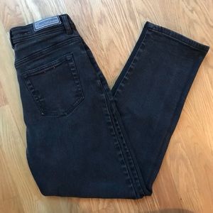 Black, High Waisted, Gloria Vanderbilt Mom Jeans